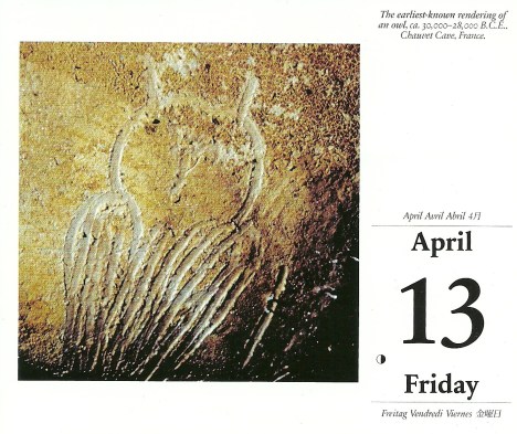 Owl, Chauvet Cave, France.