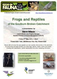 Frogs & reptiles of the GB catchment